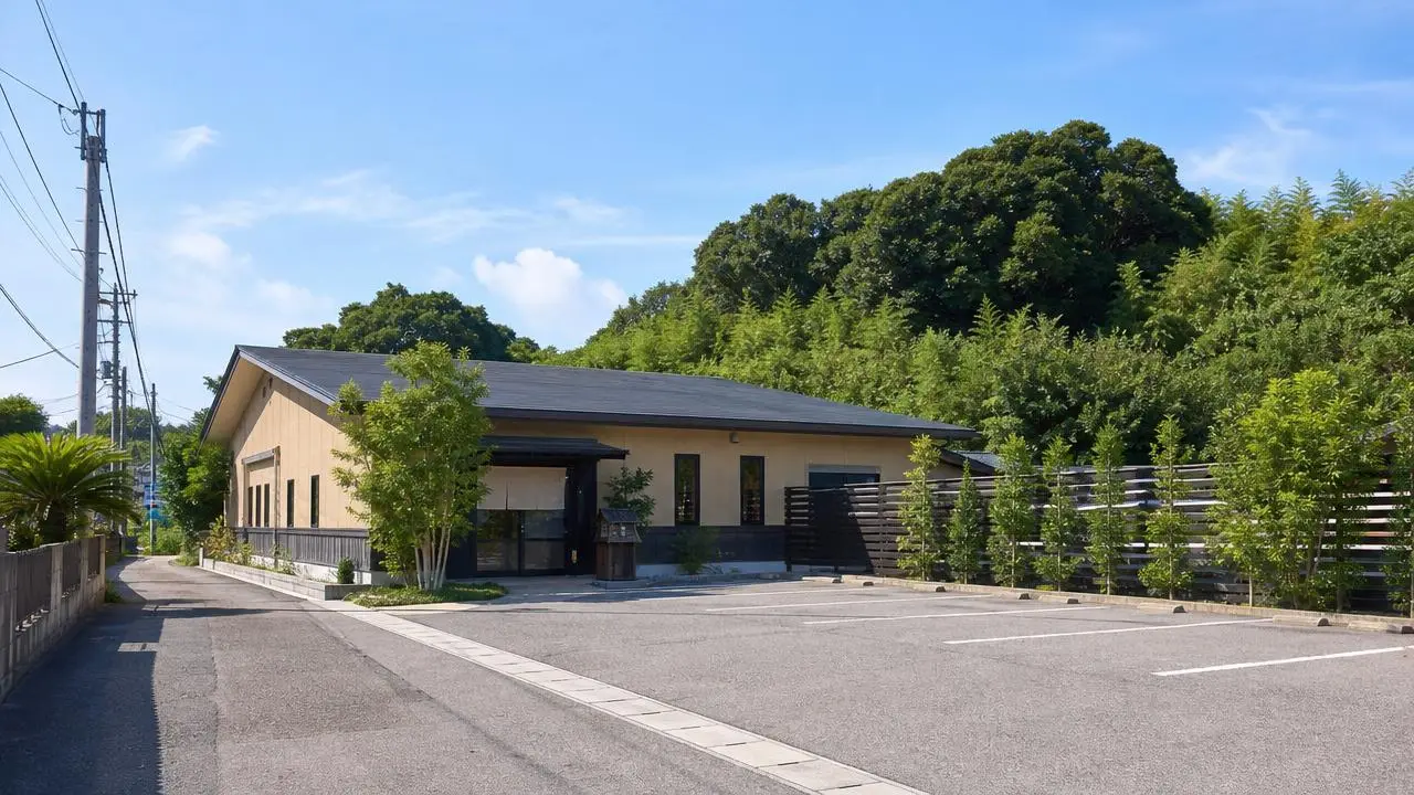 駐車場と到着導線